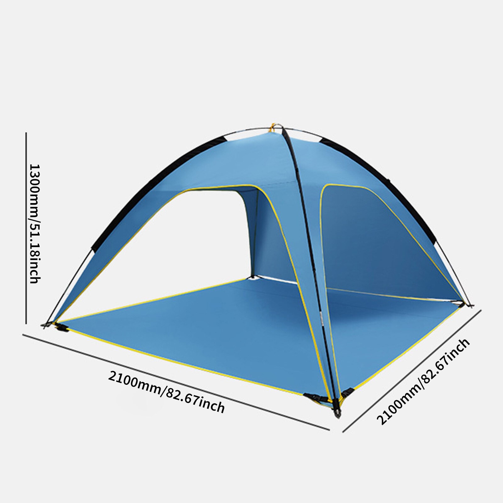Cheap Goat Tents Portable Backpacking Tent Automatic Open Sun Shelter Camping Tent with Carry Bag for Outdoor Hiking Travel Beach   